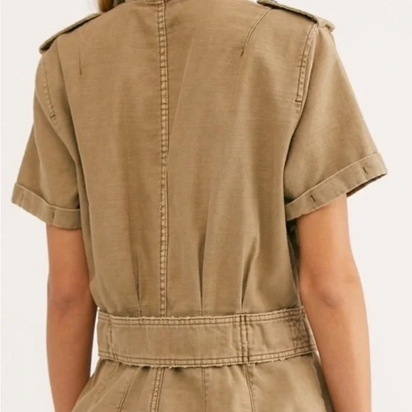 Free People Off The Beaten Path Short Romper - Picture 3 of 9